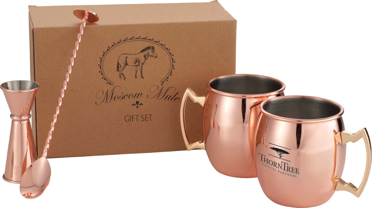 Moscow Mule Imprinted 4 Piece Gift Set