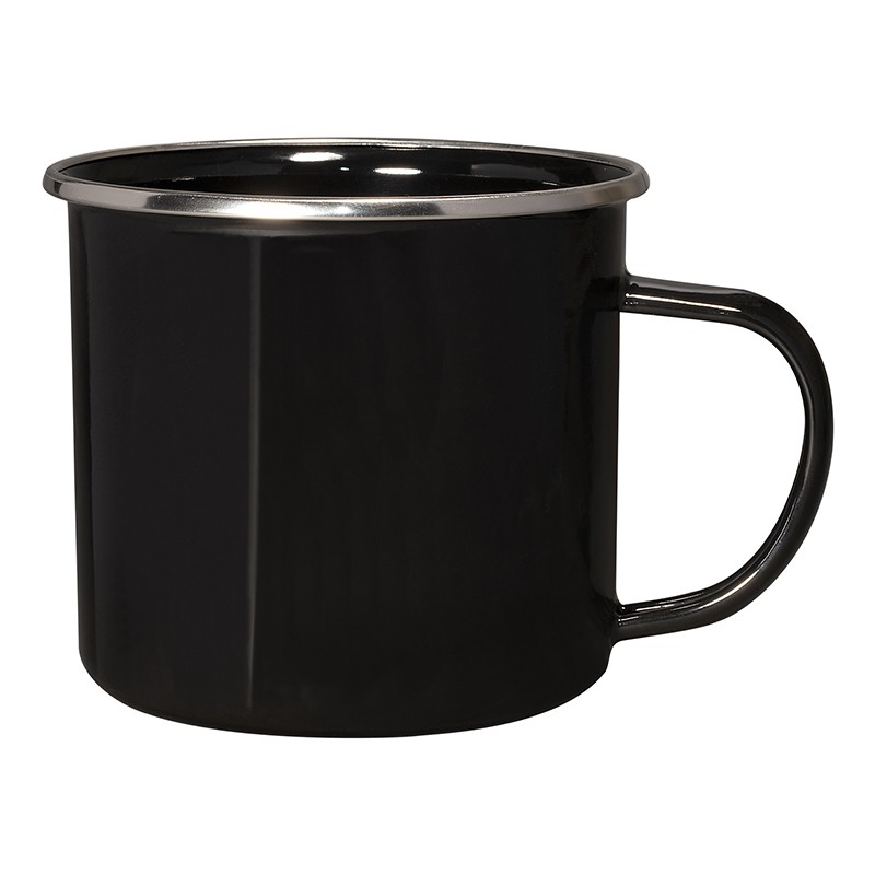 Stainless Steel Drinking Cup (Black Imprint) — Camp Boggy Creek