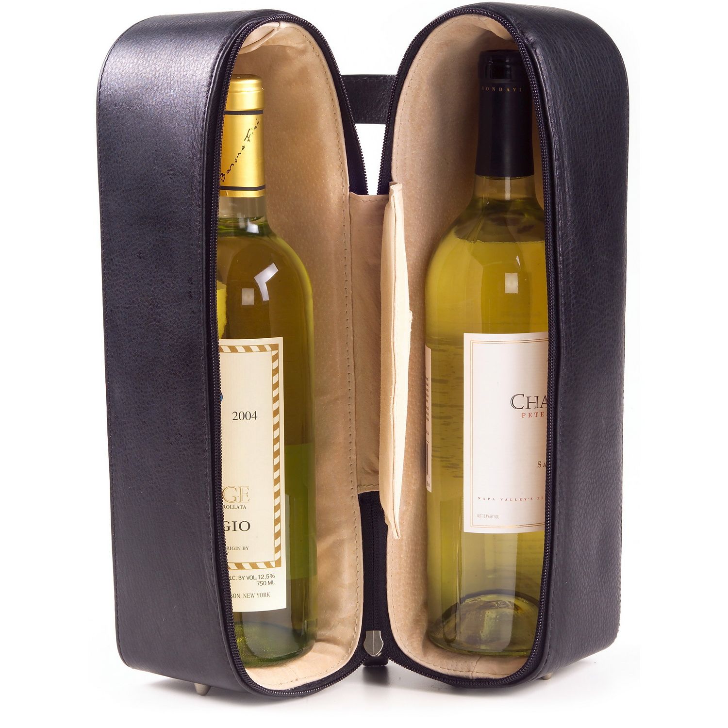 Premium English Leather Wine Bottle Carrier - A Taste of Kentucky