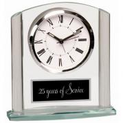 Arch Roman Numeral Glass Clock