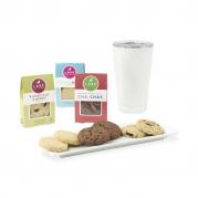 Stainless Steel Tumbler and Cookies Gift Box Set 1