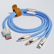 Blue 3-in-1 Power Cable